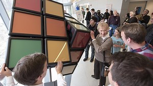 Giant Rubik’s Cube unveiled at UM