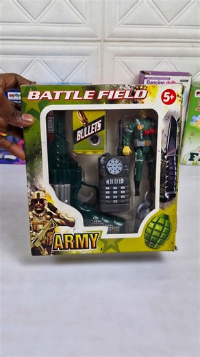 Unboxing Army Gun Set & Testing with asmr #toys #cars #remotecontroltoys