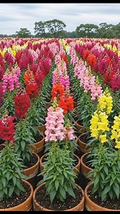 25K views · 1.3K reactions | Snapdragons (Antirrhinum majus), also...