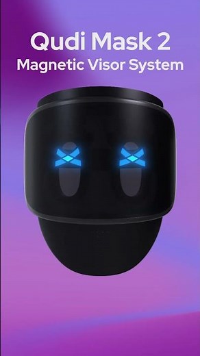 Among special features of Qudi Mask 2 - Magnetic Visor System.