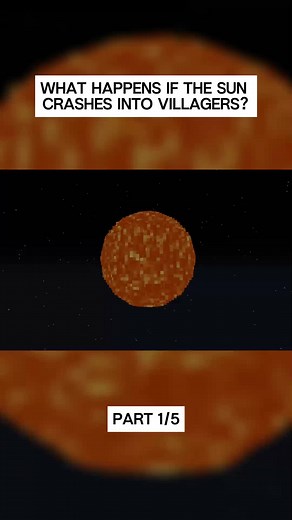 Sun Crashes Into Villagers: Apocalypse in Minecraft