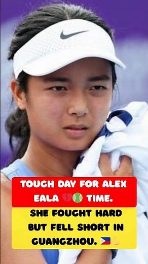 Alex Eala Fights Hard but Falls Short vs Claire Liu | Tennis Highlights 2025 #alexeala #TennisNews
