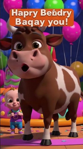 Funny Cow Sings Happy Birthday 😂🎂