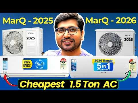 MarQ 1.5 Ton 3 Star & 5 Star 2026 vs 2025 models : My Honest Opinion ! ⚡