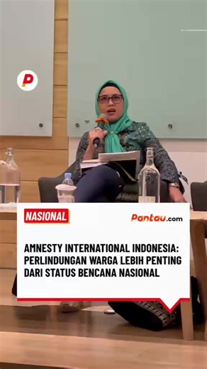 Amnesty International Indonesia menegaskan status bencana nasional bukan satu-satunya tolok ukur penanganan karhutla. Anggota Amnesty, Adelina Kamal, meminta pemerintah bergerak cepat melindungi warga, menyalurkan bantuan, mencegah korban, serta melakukan pencegahan sejak dini. Karhutla mengancam kesehatan, mengganggu aktivitas, merusak lingkungan, dan memaksa warga meninggalkan rumah. Adelina menilai akses bantuan internasional penting saat kapasitas dalam negeri terbatas. Bantuan dapat menduku