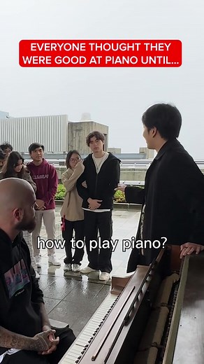 Public Piano Battle: Interstellar vs. Frozen Golden Hour Performance