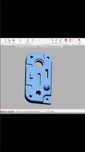 stl to step geomagic design X #3dprinting #automobile #3dprinted