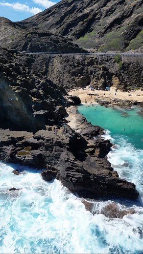 Have you ever been to this slice of paradise? Oahu, Hawaii #nakedhawaii Video by @aloh_aphotography #wild #oceanblue #oahudreaming #hilife #cockroachcove #bestplacestogo #daydreaming #paradise #sliceofparadise #takemetohawaii #aloha #roughocean #seacliffs #beach #halonabeachcove #goodtimes #dronefootage #skyview #dronelife | Naked Hawaii