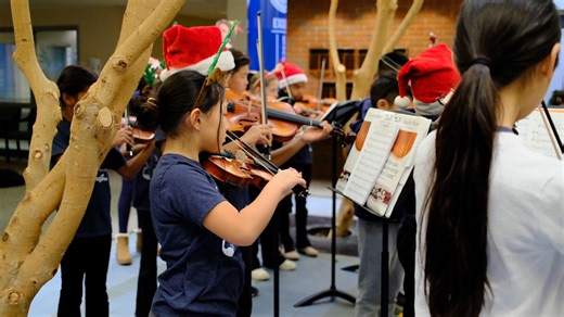 4.2K views · 93 reactions | The halls of the Educational Services Center were alive with music! Students from the Gwynedd Square and Inglewood Chamber Orchestras delivered a festive performance to brighten the day of North Penn staff. Their bows danced, spirits lifted, and holiday cheer filled the air like glittering snowflakes. Thank you to these talented young musicians for sharing their time, talent, and joyful energy during this special season. | North Penn School District | Facebook
