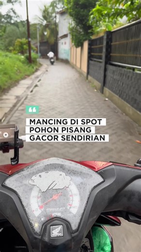 Mancing Sendirian di Spot Pohon Pisang