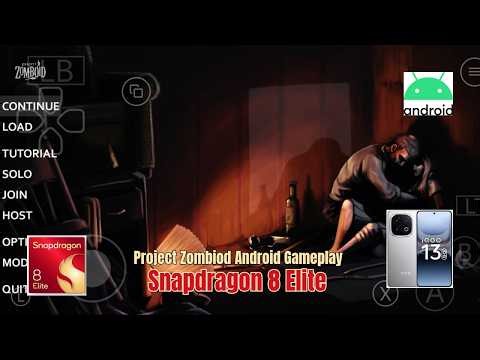 Project Zomboid on Android 🔥 Snapdragon 8 Elite Ultimate Zombie Survival Test