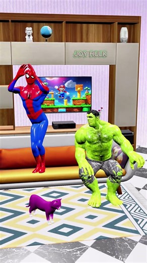 Mario Game You Should Play RIGHT NOW! Spider-man vs Hulk #scaryteacher3d