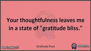 Gratitude - Jokes, Puns, Wordplays, and Laughter