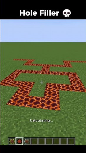 The Most SATISFYING Way to Fill Holes in Minecraft 😌