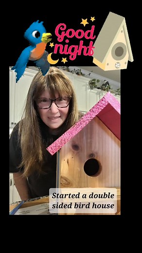 Finished this bird house Christmas present.. | Christine Evans
