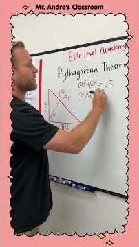 📐 How to Solve a Right Triangle with the Pythagorean Theorem #shorts