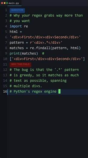 This Fails Every Interview: Why your regex grabs way more than you want