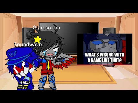 Decepticons react to Transformers have weird names || Gacha Club