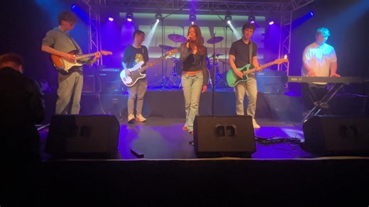 Live Solo Cover of 'Hold The Line' by Toto