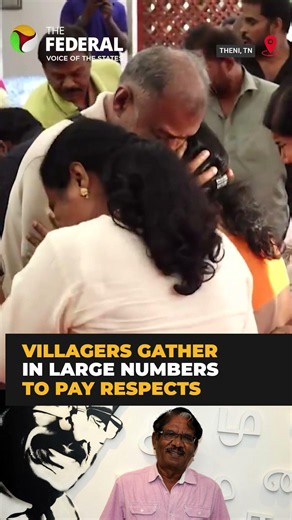 Veteran filmmaker Bharathiraja's mortal remains reach his hometown | #shorts