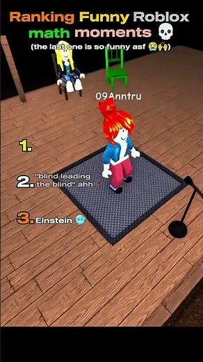 Top 3 funny Roblox math moments 💀🥶 #roblox