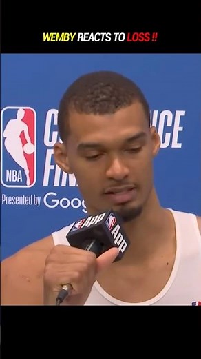 Wemby Breaks Down Spurs Loss vs OKC 😤 #nba #playoffs