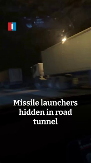 🎥 WATCH: Iranian ballistic missile launchers were spotted hidden inside a road tunnel along the Khorramabad–Ahvaz route, according to footage obtained by Iran International.Another example of the regime embedding military assets in concealed, civilian-adjacent infrastructure.Stay connected, follow @MOSSADil.