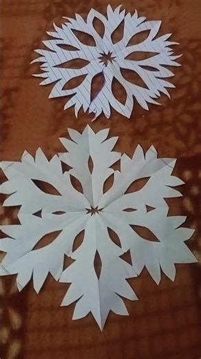 Paper fold flower cutting ✂️ 🌹🌺