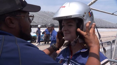 Watch 22News Reporter Claire Overton sets record for female drivers in NASCAR Challenge