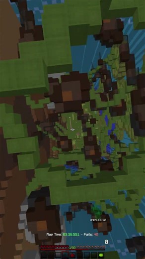 Beating the IMPOSSIBLE Hypixel Dropper (Frogspawn) #hypixel #minecraft