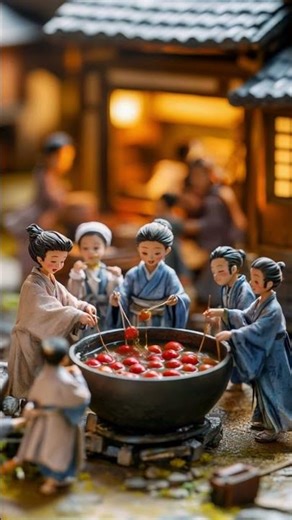 Miniature Candy Apple World 🍎 Diorama Animation in 8K | Street to Market Journey