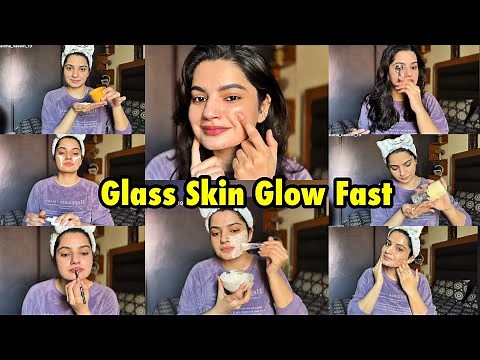 DIY Korean Glass Skin Mask ✨ Get Glass Skin in Minutes Instant Radiant Skin ✨