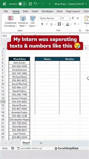WRAPROWS Function in Excel Explained (New Excel Function Made Easy) #excel #excelshorts