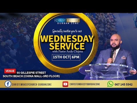Mid-Week Service with Pastor Andy Chijena ~ 15/10/2025