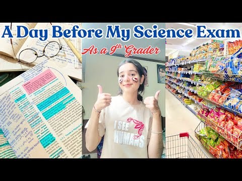 One Day Before My Science Exam 😭 | Realistic Study Vlog + Mall Outing ✨ | Productive Yet Funny