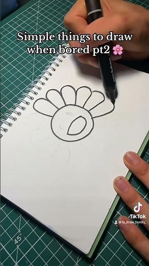 EASY THINGS TO DRAW FOR BEGINNER ! ✏️🌸 #howtodraw #tutorial