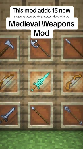 Discover the Medieval Weapons Mod for Minecraft