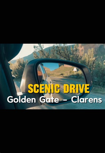 POV: This drive should be illegal 😭🔥 Golden Gate to Clarens at sunset hits on a whole different level 🌅 #scenicviews #goldengatehighlands #fyp #hilux #nzheleletiktoker
