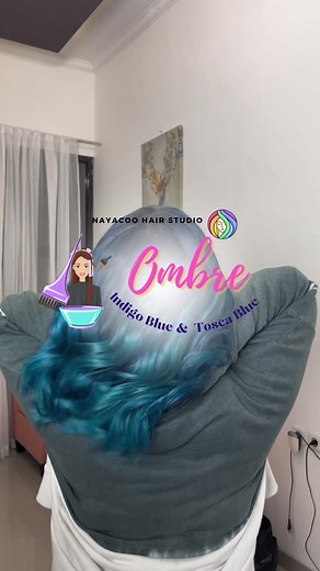 Cat Rambut Ombre Blue Indigo dan Tosca: Tutorial dan Tips