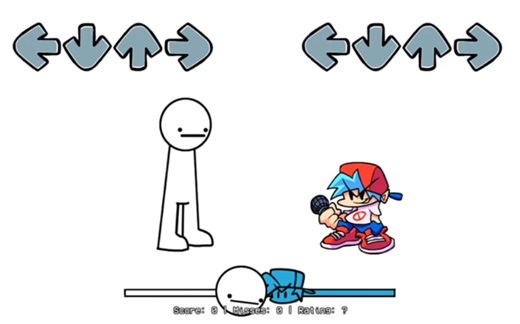 FNF神曲-ASDF模组全流程【光流补帧】