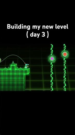 Building my new level #geometrydash #easydemons #gdlevels