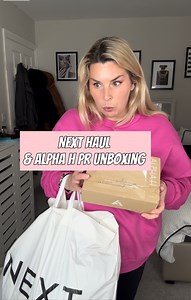 55K views · 1.2K reactions | NEXT haul & ALPHA-H PR unboxing Sorry...