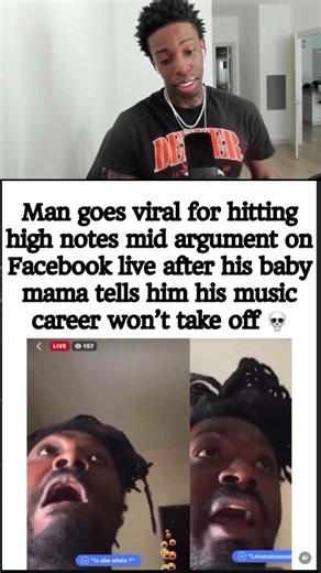 Man started singing mid argument