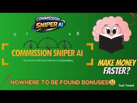Commission Sniper AI Review – Turn Any Link Into Sales in Seconds 🔥