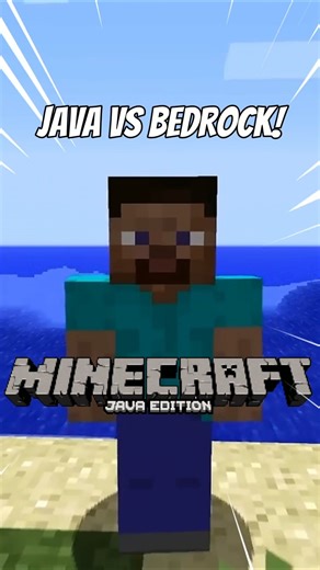 Minecraft Java or Bedrock? Which is better? #shorts #minecraft #minecraftjava #minecraftbedrock #...