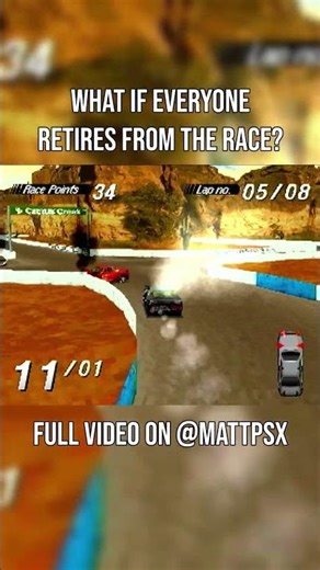 How do you not win a race as the last car standing? #destructionderby #ps1 #retrogaming