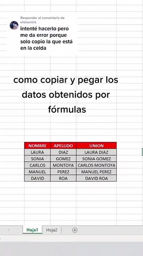 Cómo Copiar y Pegar Datos con Fórmulas en Excel