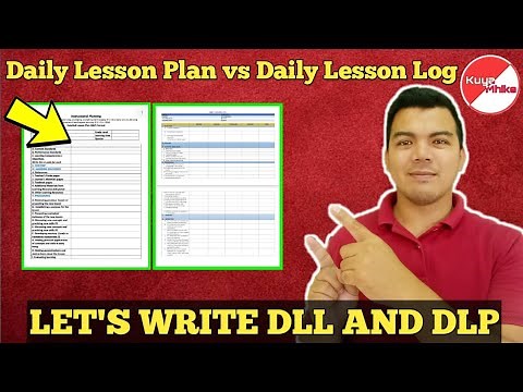 PAANO GUMAWA NG DAILY LESSON PLAN AT DAILY LESSON LOG | Kuya Mhike