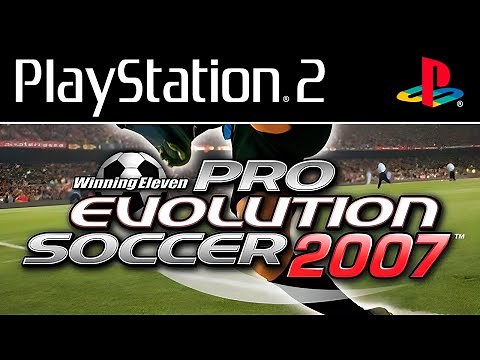 Winning Eleven: Pro Evolution Soccer 2007 (PES 2007) PS2 Gameplay HD - PCSX2 1.7