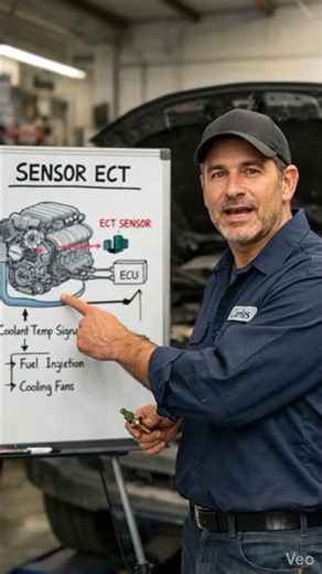 What is the ECT sensor? #automotive #automechanics #learnmechanics